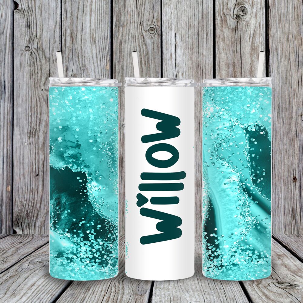 Tumbler Personalized, Glitter Tumbler, Personalized 20Oz Tumbler