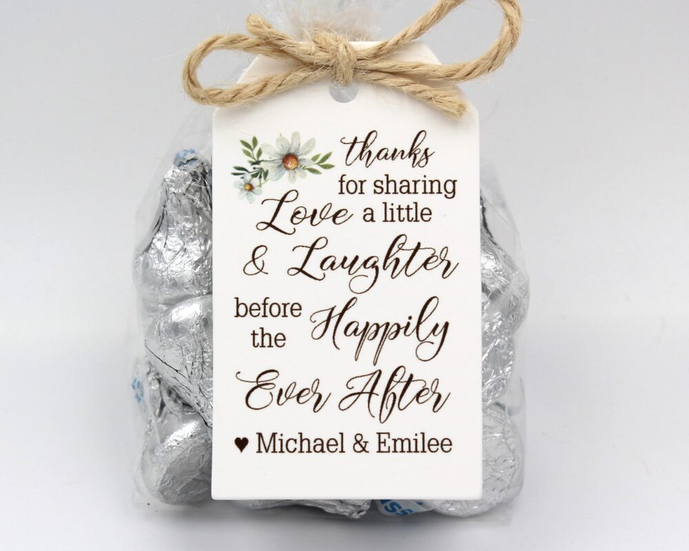 Daisy Rehearsal Dinner Favor Kit | Love Laughter Happily Ever After Wedding Favor Kits, Diy Idea