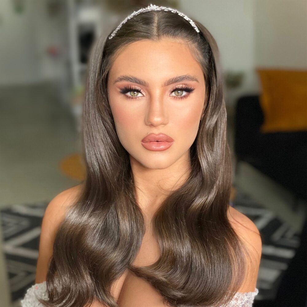 Wedding Crown, Crystal Tiara, Floral Leaf Bridal Headpiece, Headband, Cubic Zirconia Crown