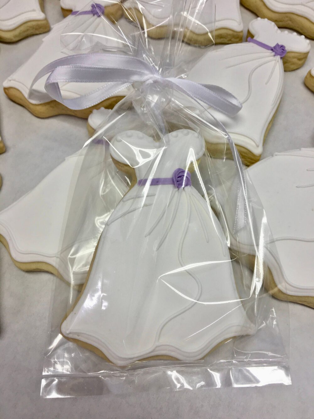 Bridal Shower Favors, Wedding Cookies, Dress Cookie Favors