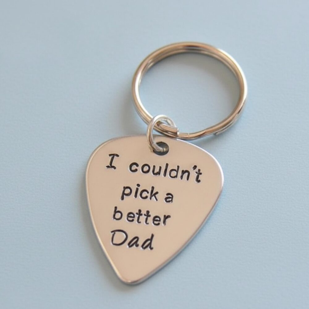 Personalized Gifts For Dad, Christmas Gifts Keychain, Father Of The Bride, Dad Birthday Gift, Couldn't Pick A Better Dad