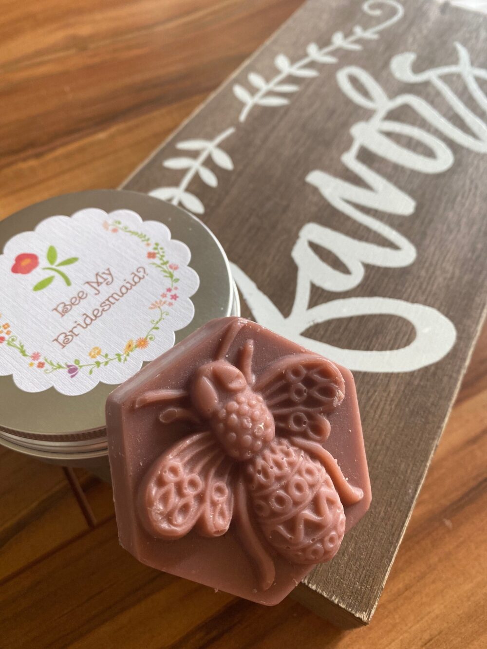 Bridesmaid Proposal Gift Soap, Bee My Box, Will You