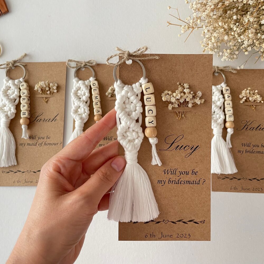 Bridesmaid Proposal Gifts, Wedding Gift Box, Personalized Bridesmaid Boho Bridal Party Matron Of Honor Maid