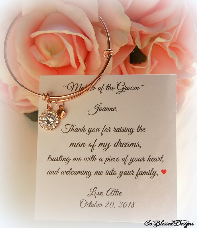 Wedding Gift For Mother Of The Groom & Bride, Elegant Jewelry Mother-In-Law, Timeless Keepsake