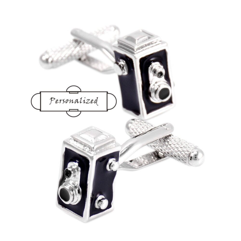 Personalized Unique Vintage Camera Cuff Links,handwriting Cufflinks, Wedding Gift For Husband, Custom Photo Cufflinks Wedding Cufflinks+ Box