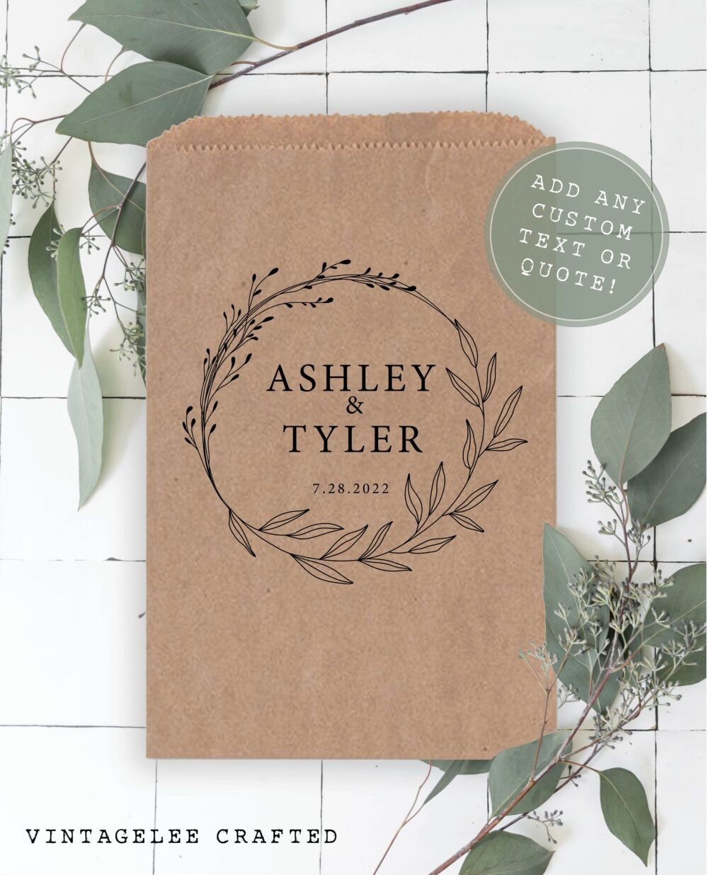 Wedding Favor Bags, Favors, Favors For Guests, in Bulk, Donut Cookie Bag, Personalized Bags