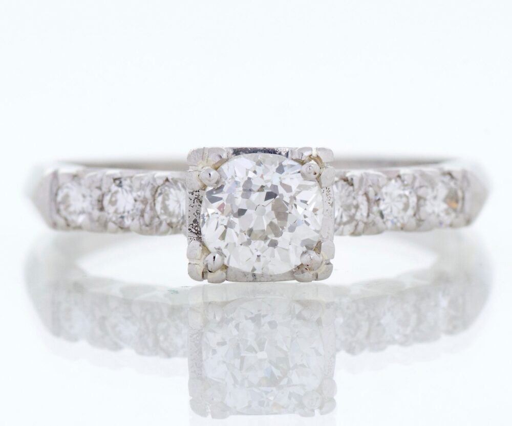 Vintage Engagement Ring - 1930's Platinum Diamond