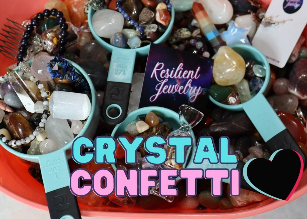 The Best Crystal Confetti - Tumbles Jewelry Raw Crystals Witch Charms Pendulums- Alter Items- Bells & Candles