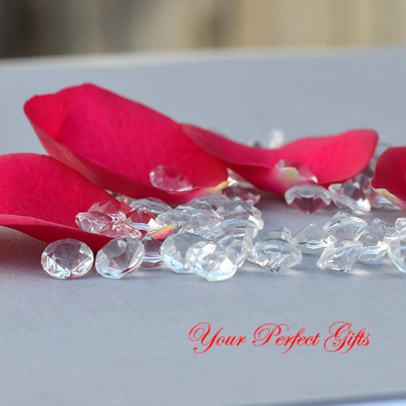 2000 Pcs 8mm 2 Carat Clear Acrylic Diamond Confetti Crystal Wedding Table Scatter Baby Shower Floral Vase Free Shipping Lr284