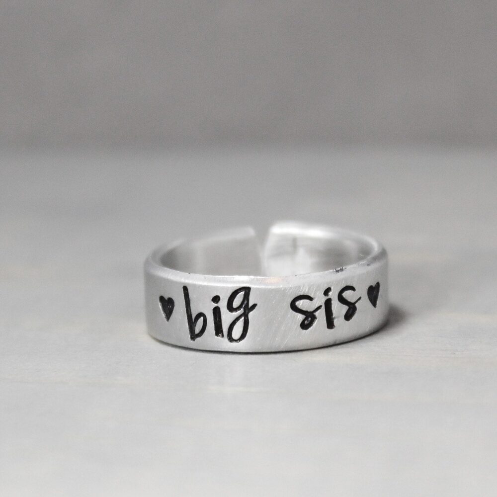 Big Sister Ring - Middle Jewelry Custom Rings Gift For