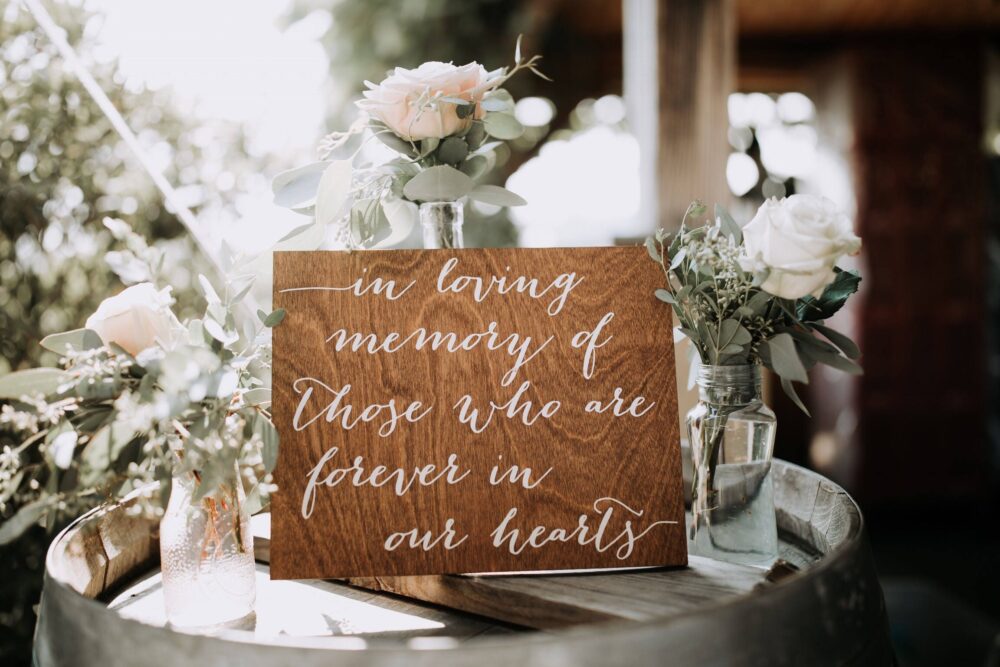 In Loving Memory Sign, Loving Memory Wedding Sign, in Memory, Wood Signs, Sign Mem008