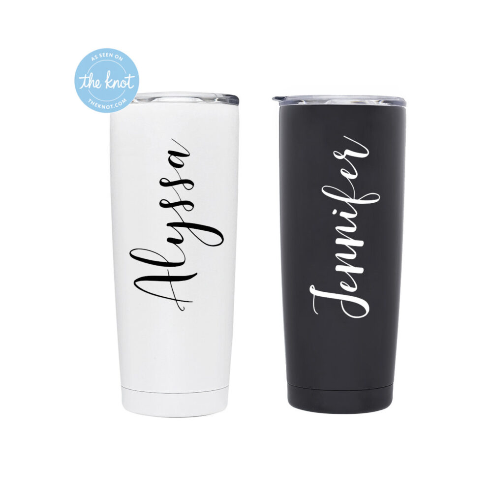 Personalized Coffee Mugs, Cup, Travel Mug, Stainless Steel Bridesmaid Gift