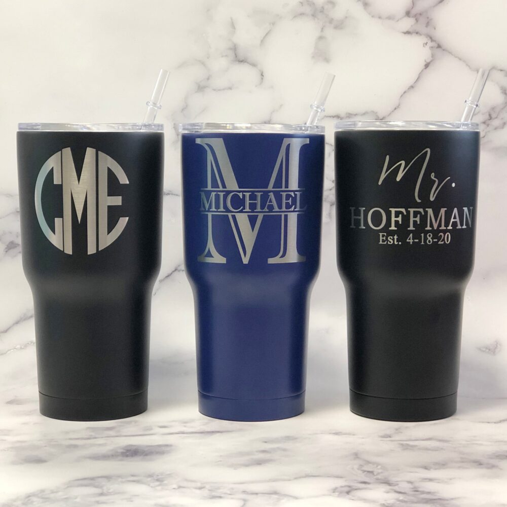 Personalized Tumbler Engraved Stainless Steel Insulated Cup