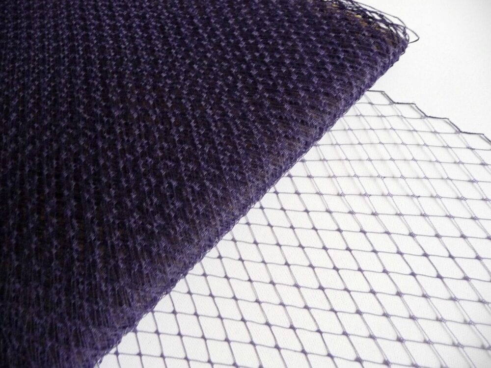 Dark Purple Grape Veiling For Hats Millinery Supply 9 Inch Birdcage Russian French Netting Diy Veils Blushers Fascinators