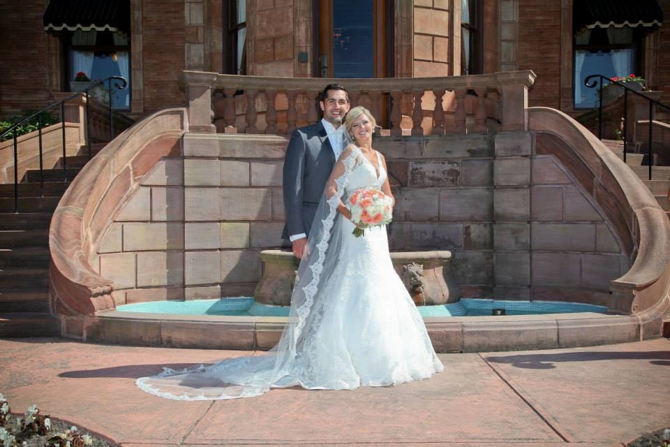 Cathedral Wedding Veil With Alencon Lace On The Edge Starting At Shoulder Level Gathered Top A Hair Comb, Classic Bridal