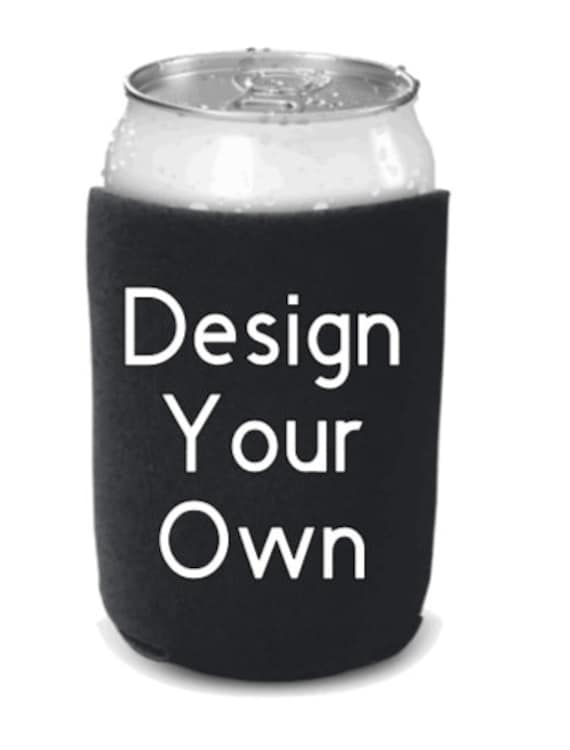 Custom Koozies, Beer Can Cooler Sleeves, Personalized Wedding Favors, Bachelorette