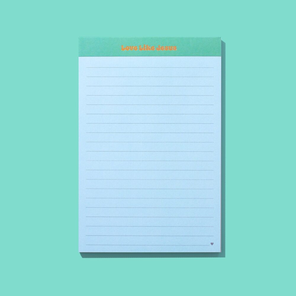 Love Like Jesus List Pad - Sunday School Teacher Gift Easter Basket Filler Mother's Day