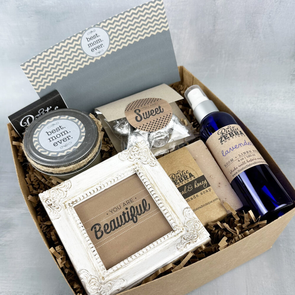 Personalized Gift For Mom, New Mom Gift, Basket, Spa Mothers Day Box, Expecting Boxes, Grandma Best