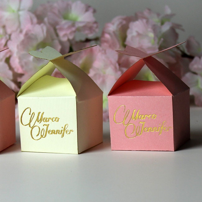 Personalized Butterfly Wedding Favor Boxes Laser Cut Sweet Box