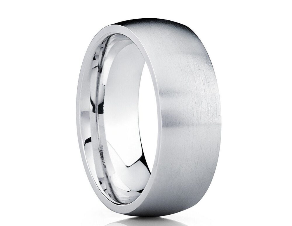 Titanium Wedding Ring, Man & Women, Titanium Band, Anniversary Ring, Engagement Ring, Matte Finish Ring, Comfort Fit