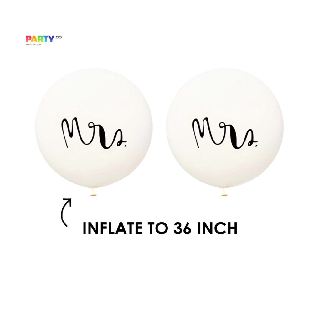 Mrs Wedding Prop Balloon | Lesbian/Gay Engagement Party Decoration Lgbtq Marriage Decorations