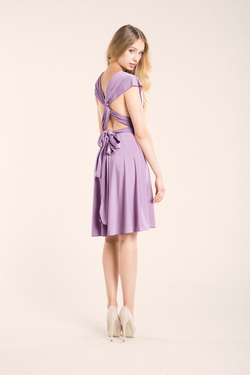 Convertible Bridesmaid Dress Infinity Wrap Dress, Junior Wedding Outfit
