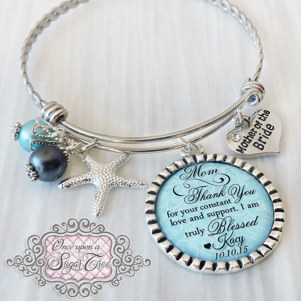Beach Wedding- Beach Jewelry- Mother Of The Bride Bracelet - Bridal Jewelry Gift From Wedding Gifts For in Law