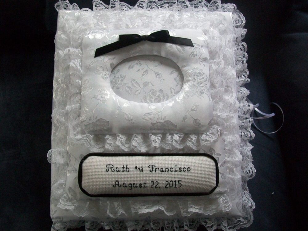 Wedding Personalized Photo Frame Fabric Album/Scrapbook