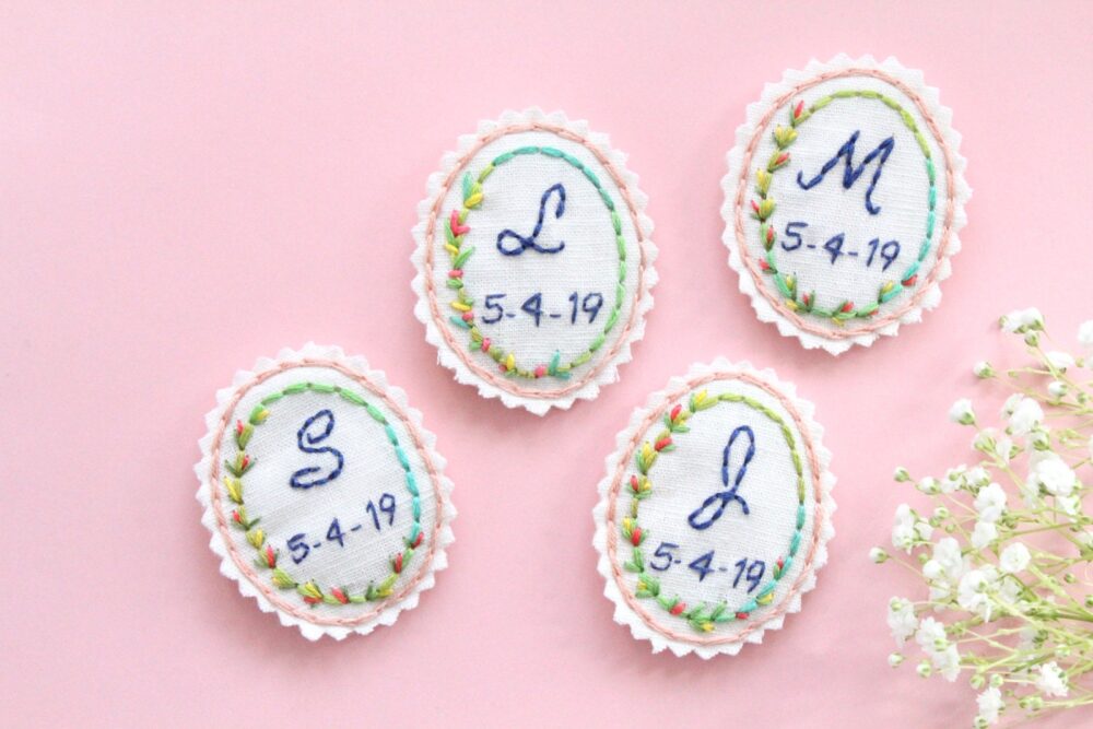 Dress Label Wedding. Bridesmaid Gift. Monogram Label. Dress. Maid Of Honor Gift For Bridesmaid. Secret Message