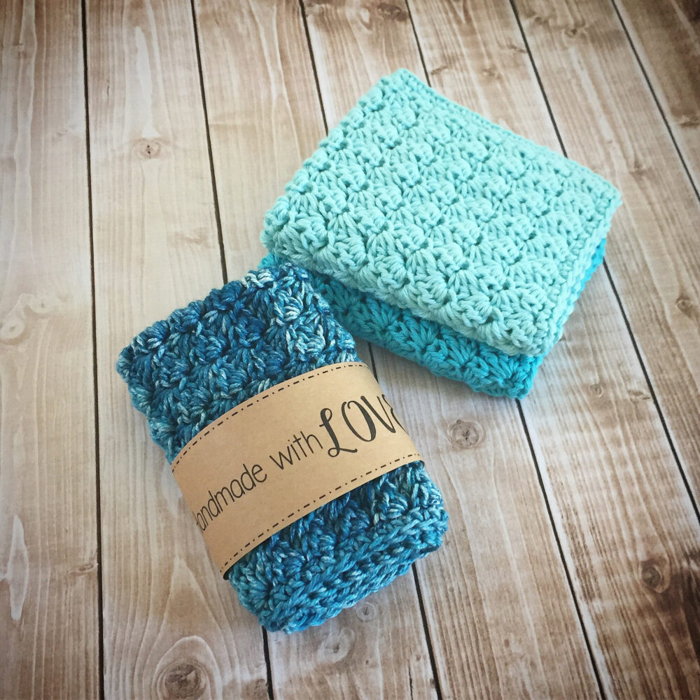 Crochet Washcloth/100% Cotton Washcloth/Mother's Day Gift/Crochet Spa Washcloth/Hostess Gift/Choose Your Color - Made To Order