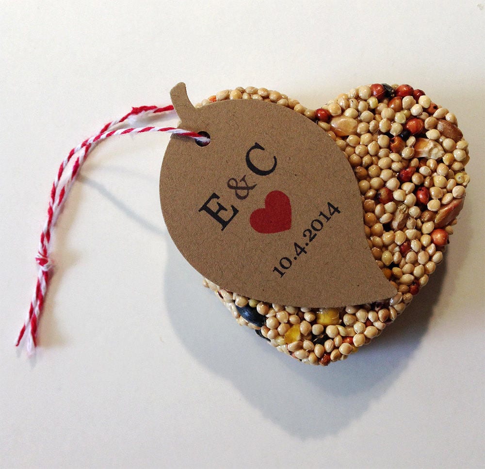 50 Wedding Favors For Guests Bird Seed