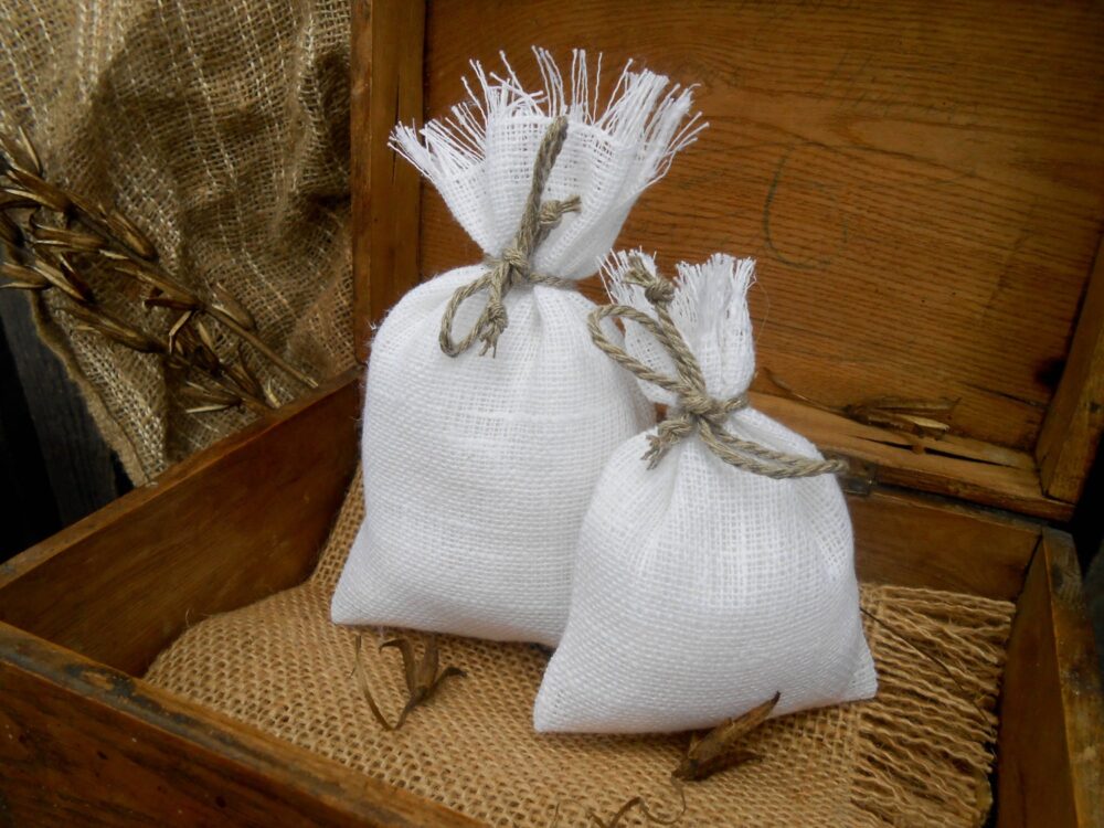Bridal Favors Bag Wedding Favor Party Burlap Gift Rustic Linen