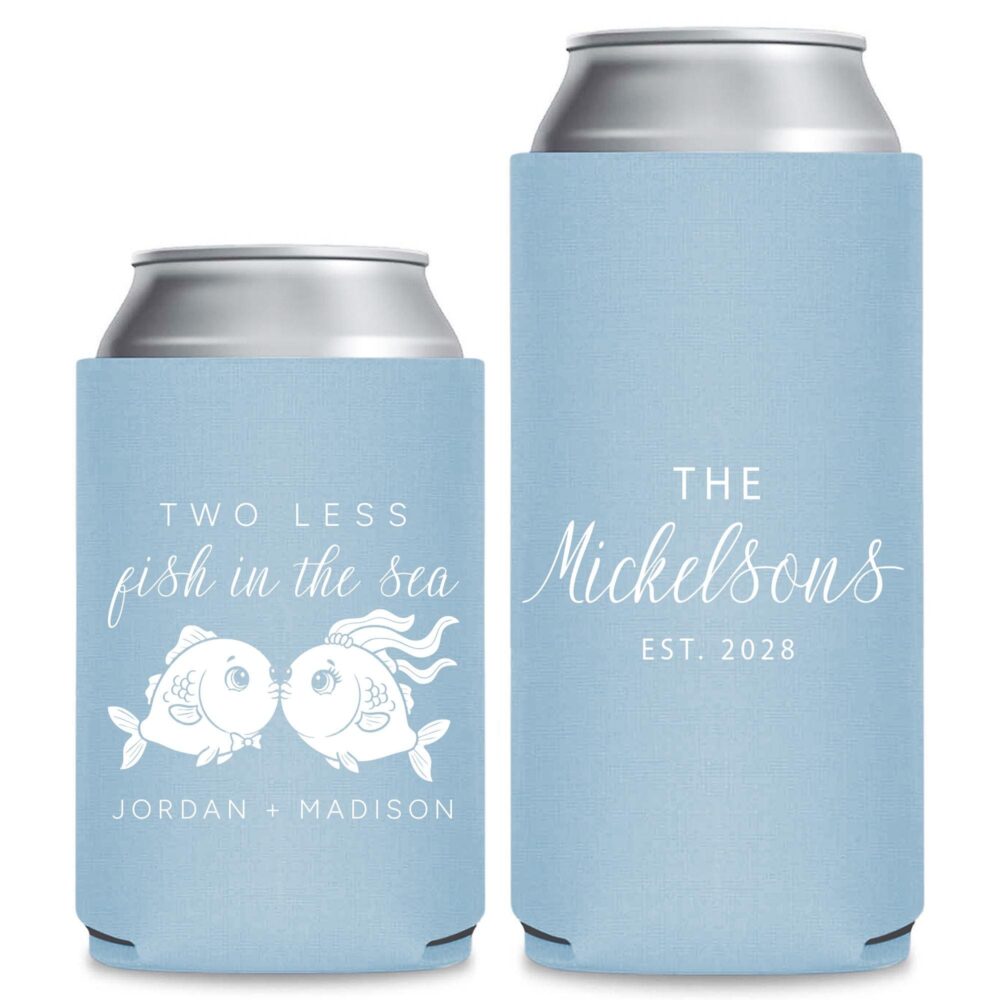 Personalized Wedding Favors Can Coolers, Cooler Favors, Nautical Beer Gift, Coolers | 666