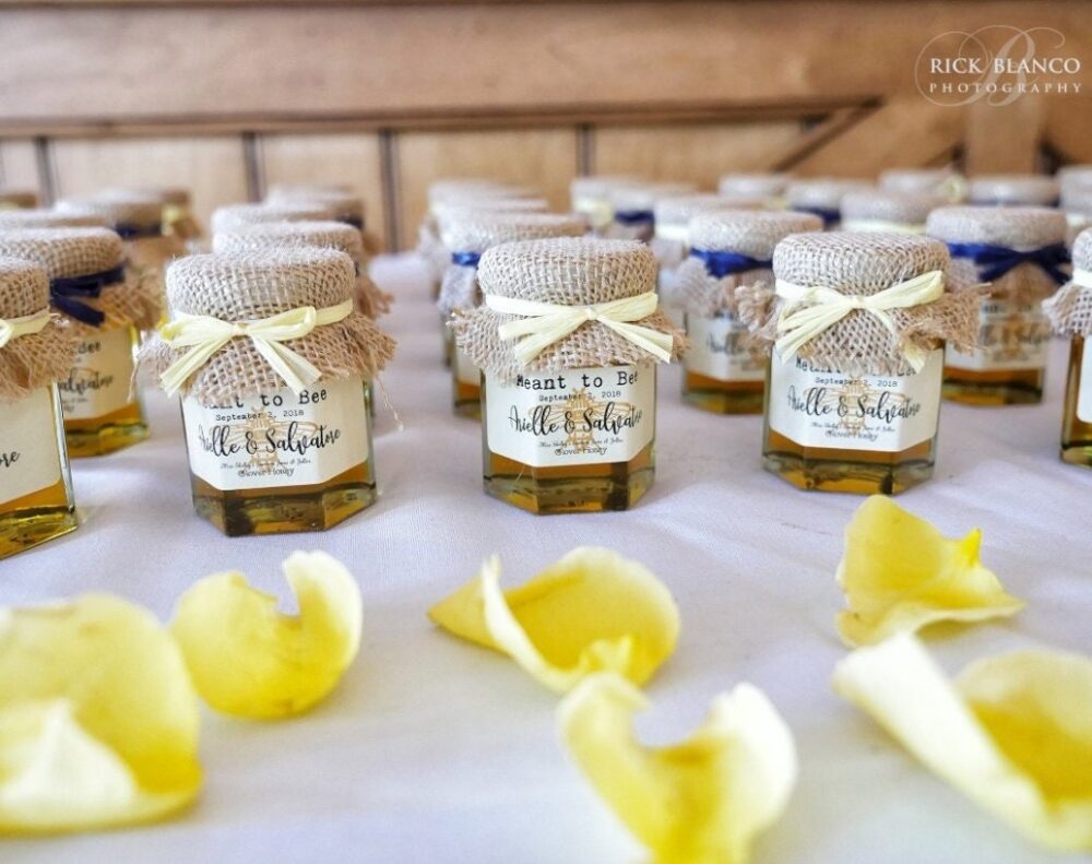 Personalized Honey Jar Wedding Favors Rustic Bridal Shower Favors | 2Oz, Set Of 200
