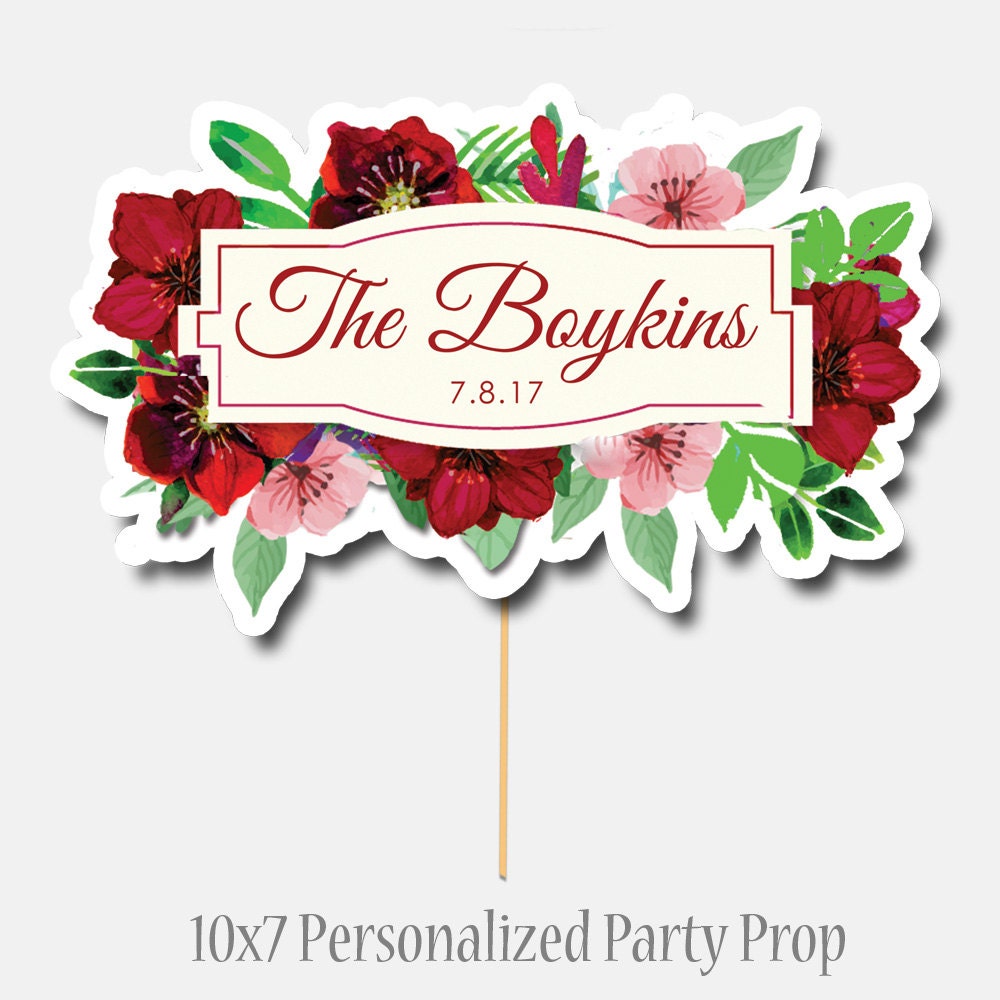 Wedding Photo Booth Props, Bridal Shower Prop, Instant Download, Party Personalized Prop