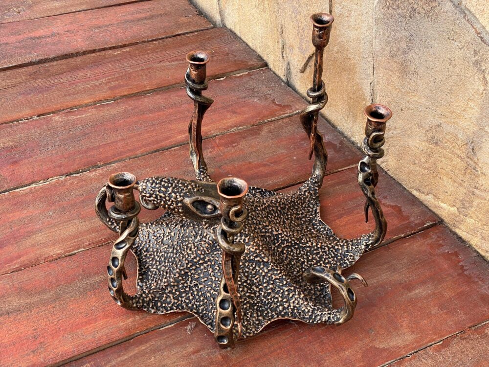 Octopus Candle Holder, Octopus Wedding, Stick Wedding Candle, Tentacle, Table Decor, Tropical Decor, Sea Monster