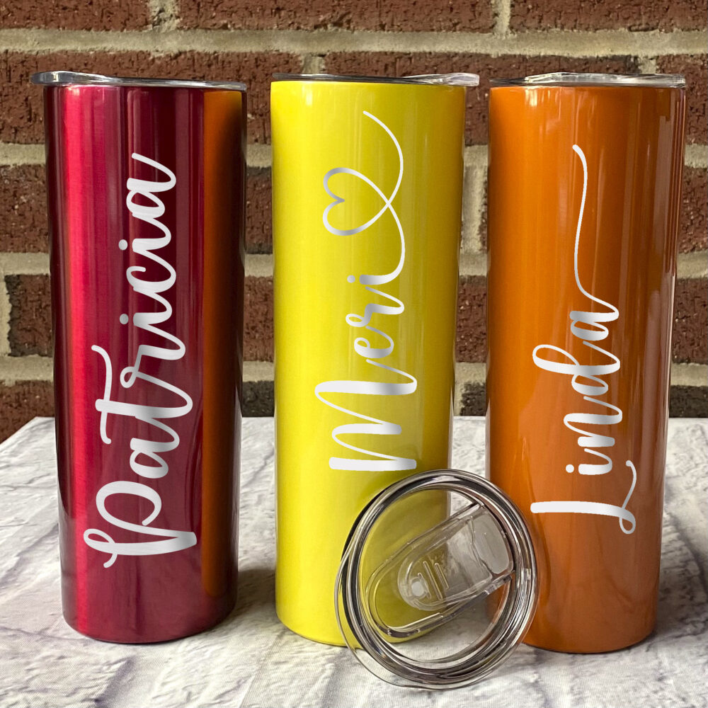 Wedding Personalized Tumbler Cup 20 Oz