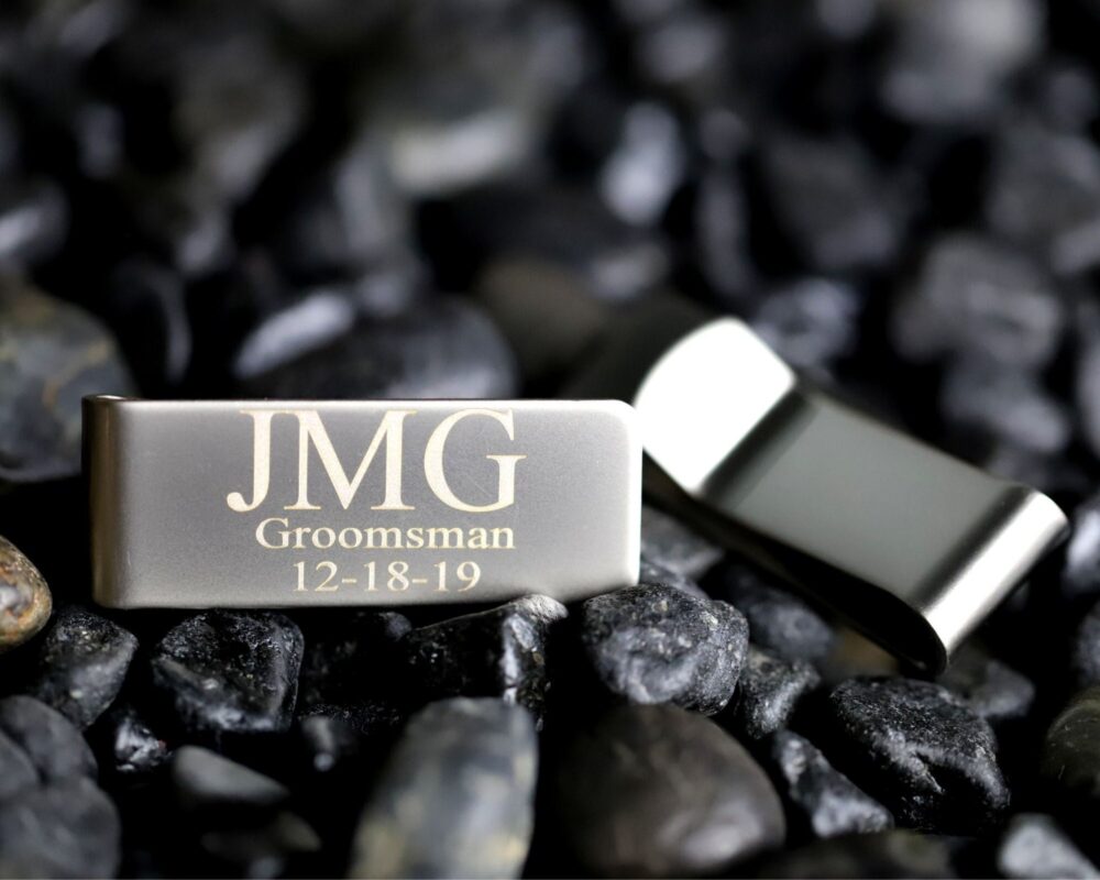 Personalized Money Clip, Clips For Men, Groomsmen Proposal, Metal Clips, Men Personalized, Engraved Clip
