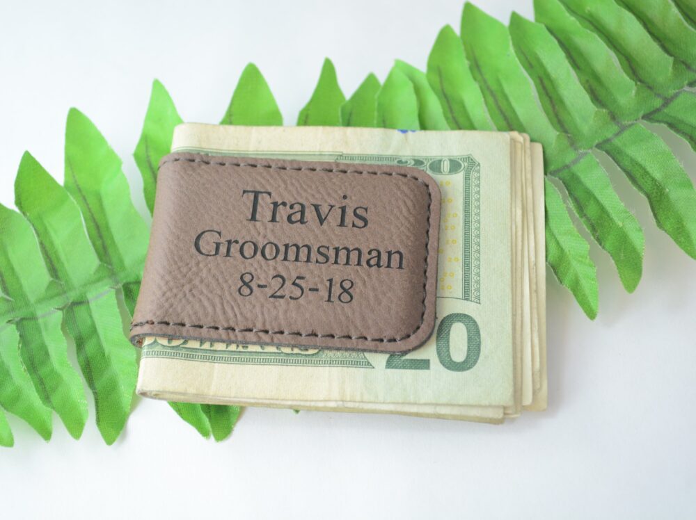 Personalized Money Clip, Clip For Groomsmen, Groomsmen Gifts, Engraved Groomsman Gifts