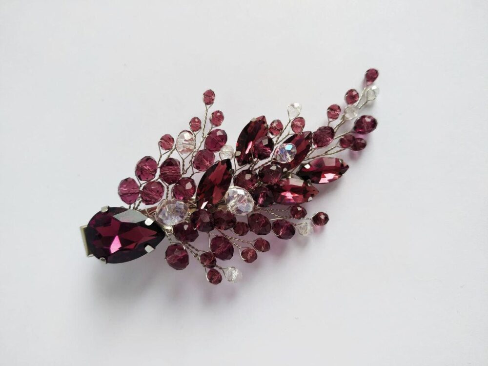 Bridal Hair Clip | Crystal Wedding Piece Rhinestone Side Comb