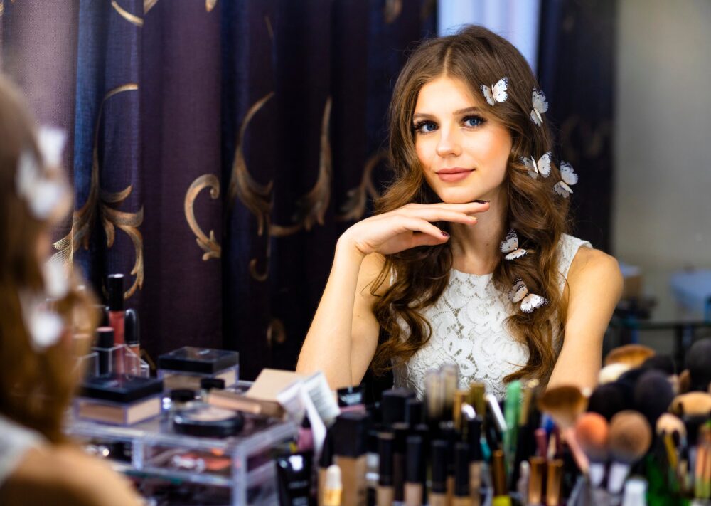 Silk Butterfly Bobby Pins, Boho Wedding Hair Clips