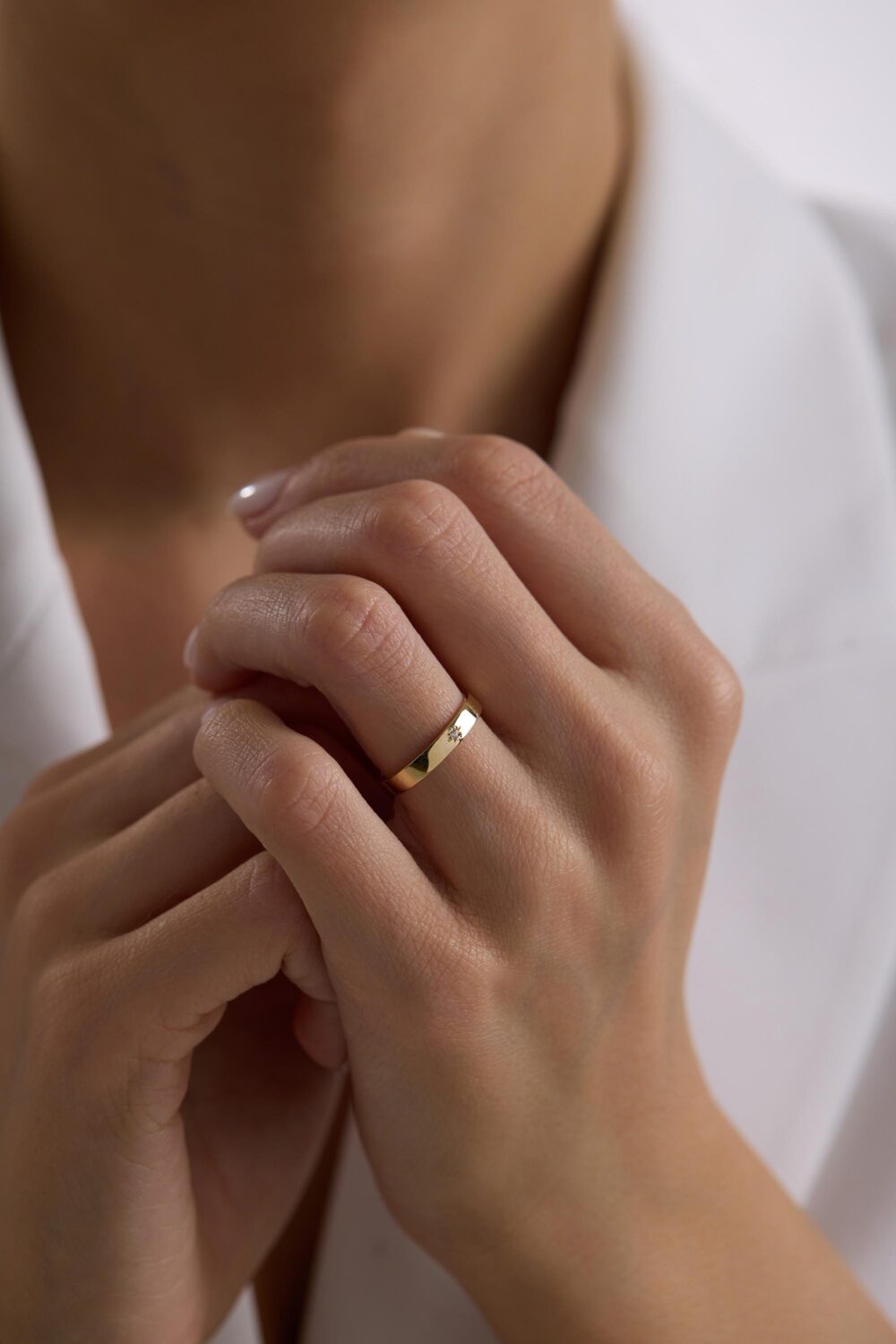 10K 14K 18K Handmade Gold Band in 3mm Engraved Engagement Polished Or Matte Men's & Women's Wedding Ring Christmas Gift