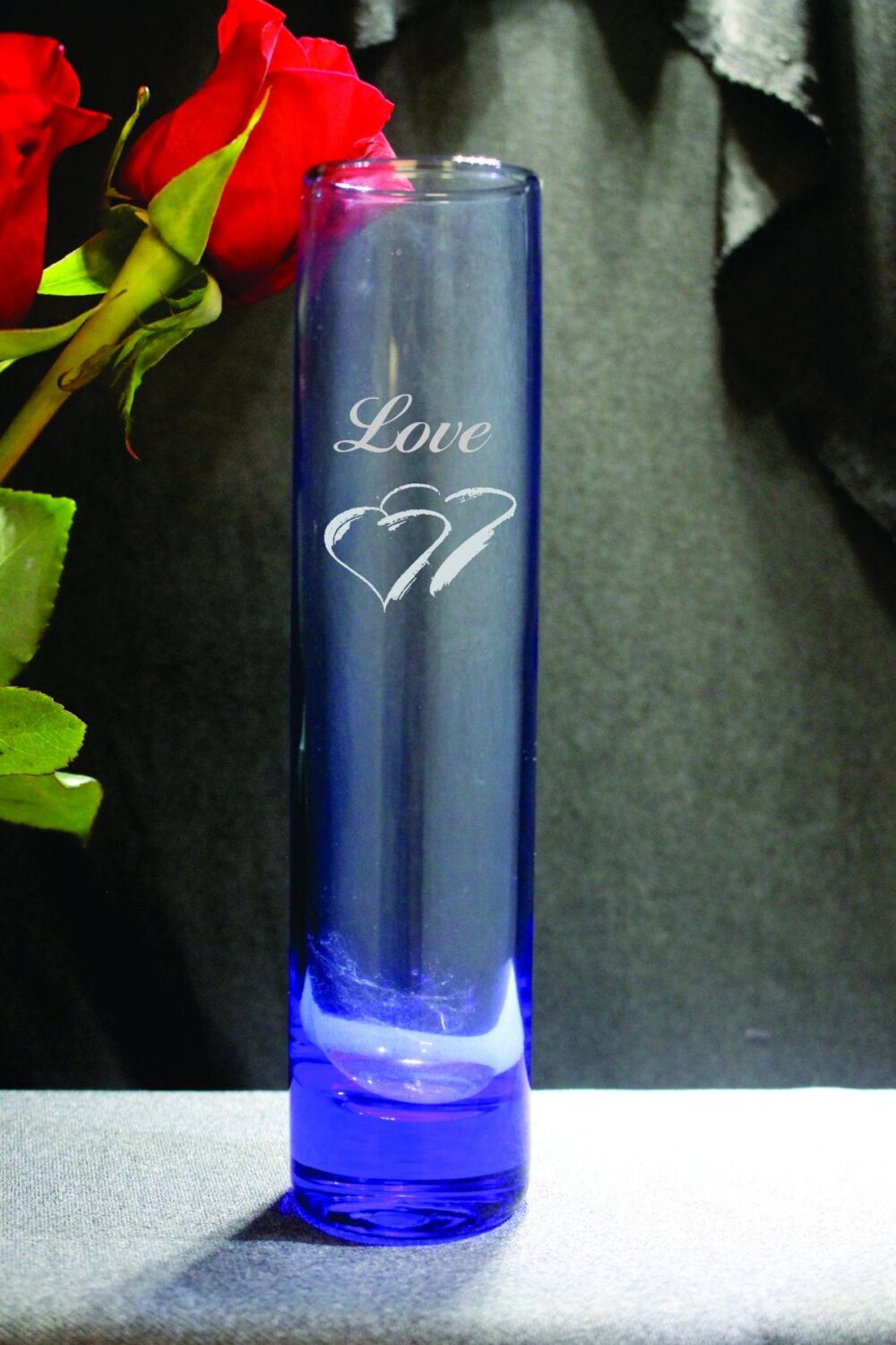 Bud Vase Center Piece | Your Choice Of Blue Or Clear | Ordering Instructions in Description