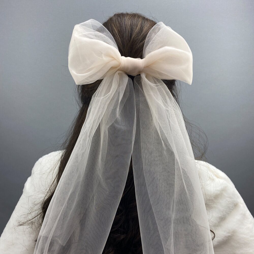 Wedding Veil, Veils With Bow Detail, Reception Hair Bridal Bow