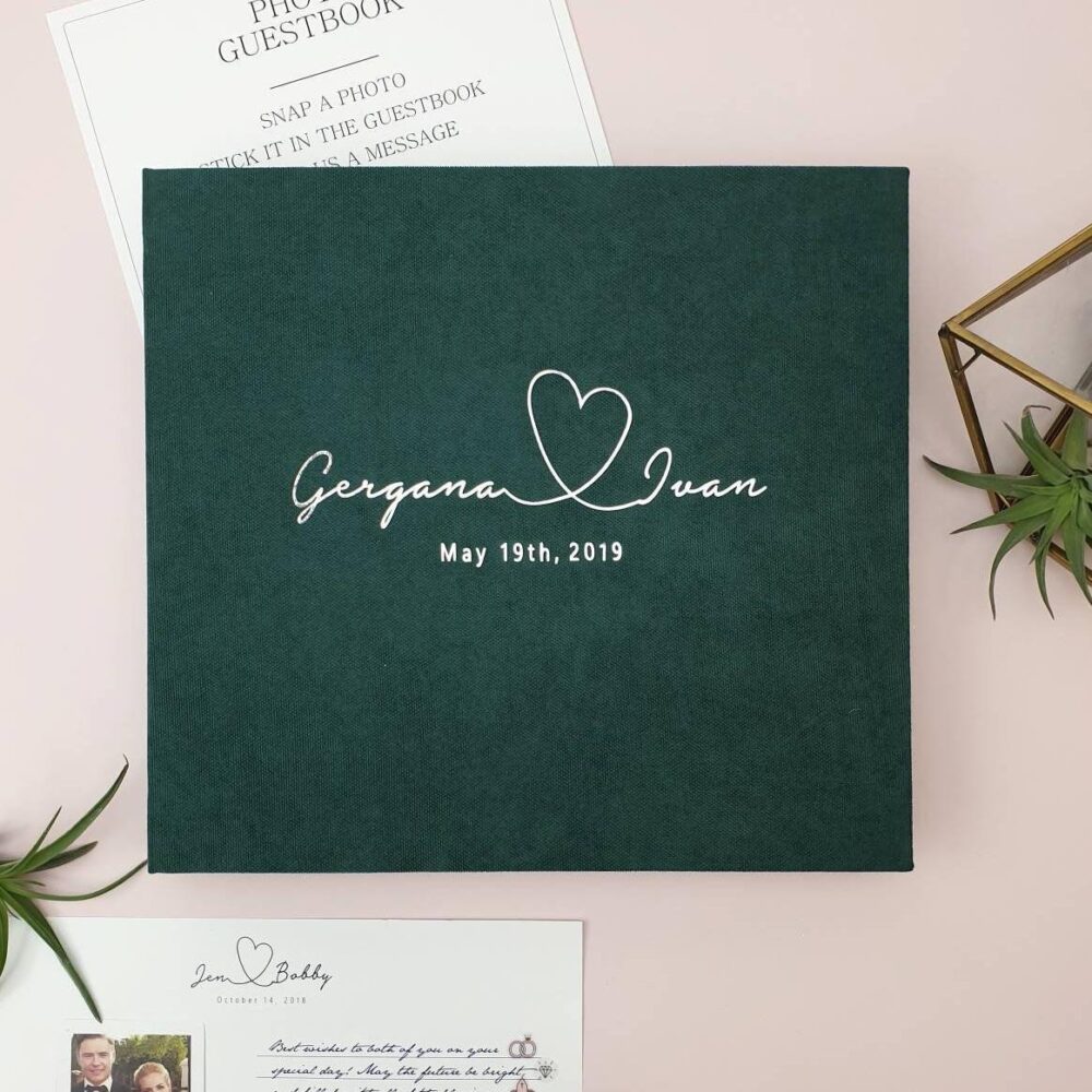 Personalized Wedding Guest Book, Instant Film Photo Album