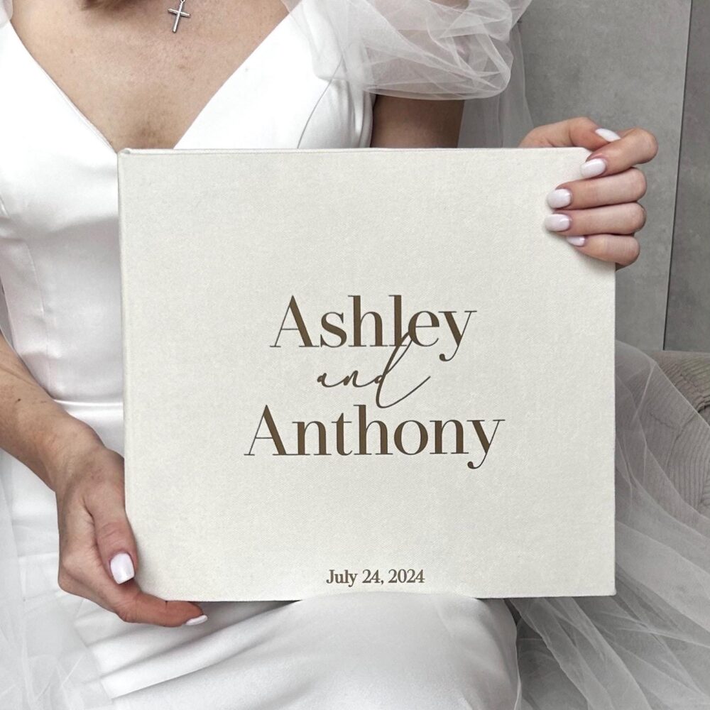 Personalized Wedding Guest Book, Handmade Instant Photo Album