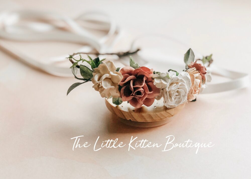 Floral Hair Wreaths, Wedding Accessories, Floral Headband, Flower Girl Bohemian Girl, Boho Flowers