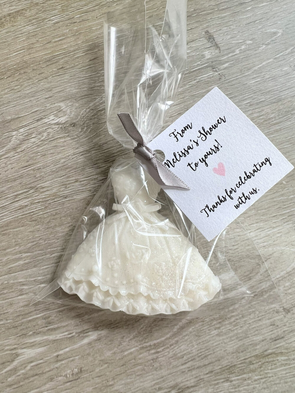 Wedding Dress Soap Favors Bridal Shower Mementos