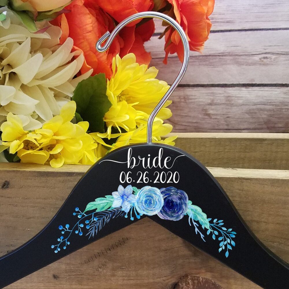Bride Wedding Hanger, Personalized Bridesmaid Hangers, Gift For Bridesmaids, Dress Bride, Shower