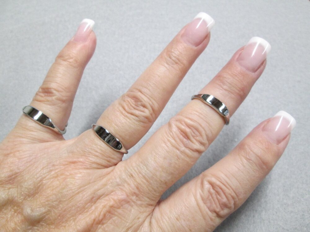 Solid 925 Sterling Silver Signet Rings>Unisex Design>Adjustable>925 Ring, Monogram>Initial Ring>Engravable>925 Ring, Gift